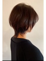 ボンド(hair salon bonD)&nbsp;レイヤーショート　乾燥対策潤いカラー