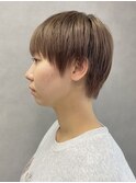 【市井友佳子】マロンベージュ×ベリーショート