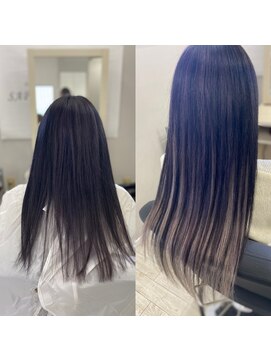ヘアアンドメイク サファイア 豊橋店(ヘア&メイク SAPPHIRE) #ギャル#バレイヤージュ#ハイライト#大人っぽ