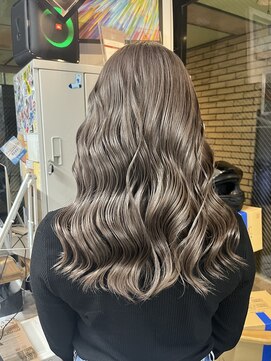 ラフ(LAFF) #着物#メルティーカラー#フェミニンロング#ウェーブミディアム