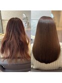髪質改善ストレート