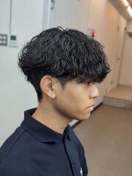 プルーブトウキョウ 渋谷(PROVE TOKYO) 爽やか無造作ビジネスツーブロック波巻きパーマ