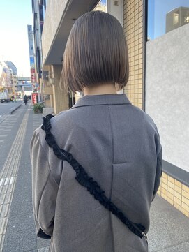 ブリックバイブレイス 千葉 千葉中央(brick by brace) ベージュ×ミニボブ