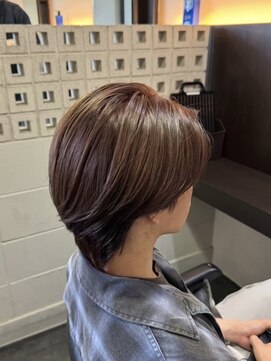 エクファ ヘア リゾート 大津 瀬田店(ex-fa hair resort) イメチェン/ホワイトブロンド/外ハネボブ/美髪/大津/瀬田