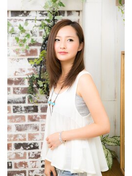 グラスヘア(Grous hair) 【Grous Hair】上品フェミニンストレート