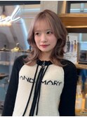 髪質改善縮毛矯正レイヤーカット顔周り前髪韓国ミニウルフ表参道