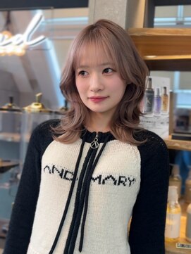 ロンド 表参道店(Lond) 髪質改善縮毛矯正レイヤーカット顔周り前髪韓国ミニウルフ表参道