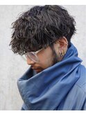 天神波巻きスパイラルパーマ波巻きパーマプードルパーマ強め20代