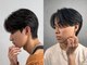 グランツ 天神赤坂(GLANZ)の写真/センターパートにおすすめ!真っ直ぐすぎない自然な毛流れでニュアンスパーマ風も*[赤坂天神/MEN'S/学割U24]