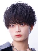 束感シャープショート【黒髪ラウンドマッシュ】