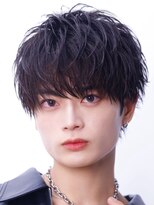 リップス 表参道店(LIPPS)&nbsp;束感シャープショート【黒髪ラウンドマッシュ】