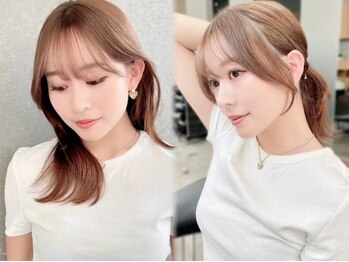 ロンド ロワール 門前仲町(Lond Loire)の写真/ハイクオリティーな小顔映えする顔回り似合わせカット。話題の韓国くびれヘアも。［門前仲町］