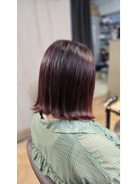 ウェーブ(WAVE)&nbsp;【ブリーチなし】ダークレッド/ローズブラウン/バーガンディ