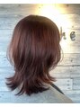 ベルシュヴー(belles cheveux) ミディアムレイヤースタイル!動きのあるスタイルで軽い雰囲気に