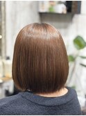 髪ドラ髪質改善ストレートボブ