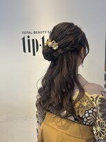 チップタップ 保谷店(tip top) 袴×ハーフアップ