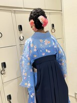 ケンジ 平塚 アネッタ(KENJE annetta)&nbsp;卒業式ヘア☆袴着付