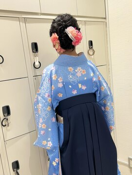ケンジ 平塚 アネッタ(KENJE annetta) 卒業式ヘア☆袴着付