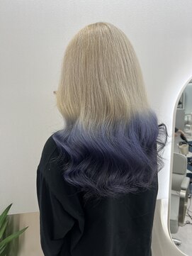 ブランシスヘアー(Bulansis Hair) パープル裾カラー