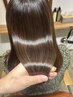 【2.3回目】炭酸ヘッドスパ+cut+髪質改善カラー+パウダーTR¥21920
