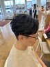 【貞廣康】似合わせメンズカット+フェザーパーマ