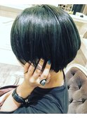 セミウエットショート×ネイビーブラックカラー