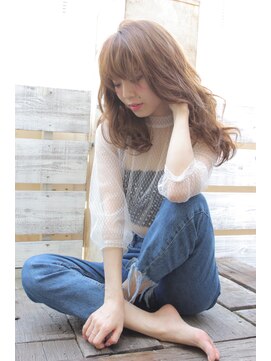 リルウ 阿倍野キューズモール(LILOU) ラフにかわいい☆無造作ウェーブスタイル