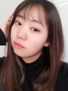 ハンビ美容室(HANBI) シースルーバング