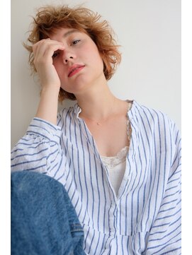 ラレイ(Lalei) 【Lalei】イエローベージュ×スパイラルパーマ ささきまさき