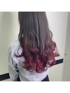 ウィールスター(Wealstar) wealstar  hair designグラデーションカラー☆レッド
