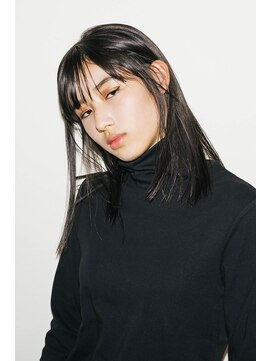 フェイバリットガーデン(FAVORITE GARDEN) favorite garden 齋藤 切りっぱなし黒髪ストレート