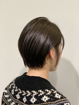 コマ(coma) 【coma中野】超王道耳掛けショート_アッシュベージュ