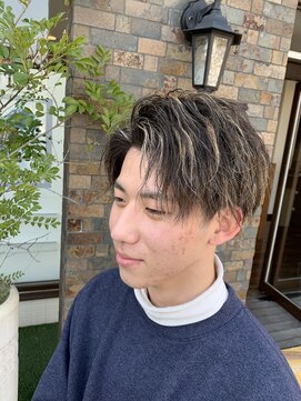 エール シエル 富田林店(aile ciel) aile/センターパート/ハイライト