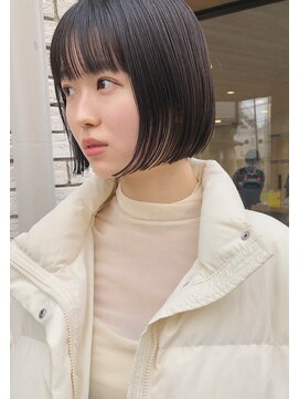 パーク(PAAQ) 【PAAQ田中】ぱつっと前髪×ミニボブ