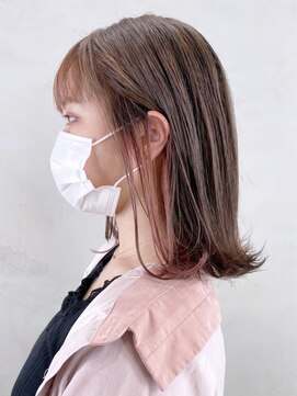 アイティーバイアルバム 松戸店(IT by ALBUM) インナーピンク_くびれヘアビタミンカラー_ba334041