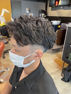 クレップスヘアーヒマワリ(CRE'PS HAIR HIMAWARI) men’s perm