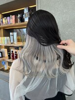 ロンド 表参道店(Lond)&nbsp;インナーカラー/イヤリングカラー/ホワイトベージュ/ブリーチ