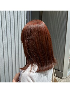 グロウ(GLOW) ブリーチなしオレンジカラー