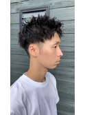 緩めツイストパーマ
