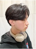 刈り上げないナチュラル毛流れセンターパート!!