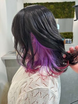 アトリア 横浜(Atria) 【デザインインナーカラー】パープルグラデーションカラー