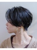 ハンサムショート#ケアパーマ#ショートカット#簡単スタイリング