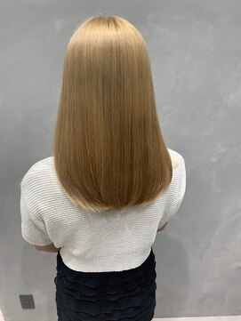 ナンバー 大分中央町店(N°) 【シノハラ】@number_nao　☆ワンブリーチでツヤ感ベージュ☆