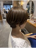 《城東区/緑橋/女性サロン》大人ショート×オリーブベージュ♪