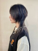 コニーズヘアサロン(Connie's Hair Salon)&nbsp;ロックテイストの無双ロングウルフ