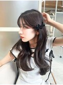 韓国スタイル/ナチュラルくびれヘア_くびれ巻き_レイヤーカット