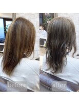 ヴィアスヘアー(vias hair)&nbsp;【ハイライト】柔らかさ◎シルバーグレージュ