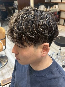 クラップス 横須賀中央店(CLAPS) 波巻きスパイラルパーマメンズパーマハイライトツイストパーマ