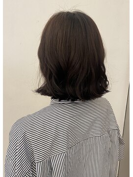 パーク なんば本店(PARK.) 外国人風重め切りっぱなしボブ