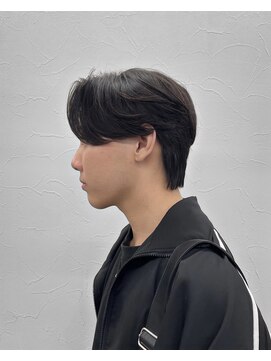 ソソ(soso) 前下がり韓国センターパート/フェザーパーマ/横浜